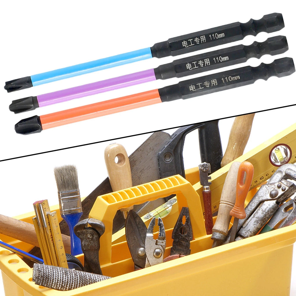 3X Cross Head Screwdriver Bits for Automotive Use (Alloy Steel)