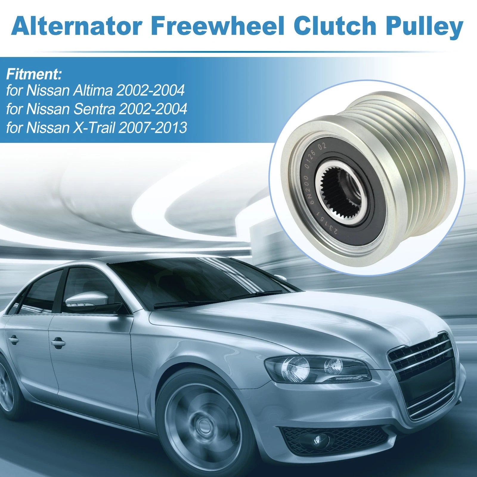 Alternator Freewheel Clutch Pulley 231516N200 for Nissan Altima (2002–2004)