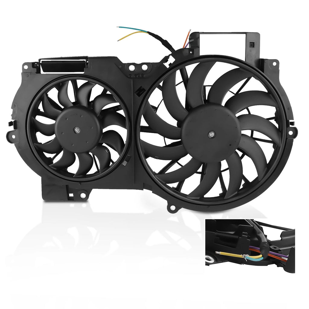 Cooling Fan Assembly for Audi A6/Quattro 3.0/3.2 (2005–2011) 4F0121207A 4F0121207E