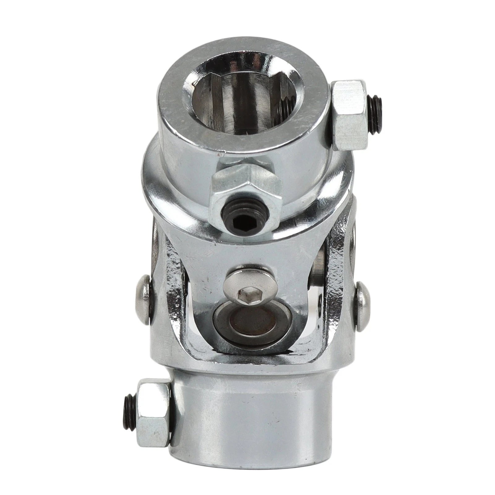 Stainless Steel Universal Steering U-Joint 13/16"-36 Spline to 3/4" DD