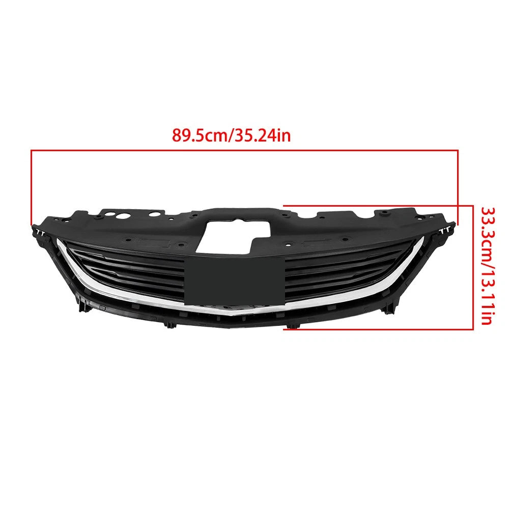 Matte Black Chrome Grille Set for Chevrolet Sonic (2017–2020)