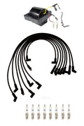 Ignition Wires & Spark Plugs Kit for Camaro C1500 Firebird V8 (1 Coil, 8 Plugs)