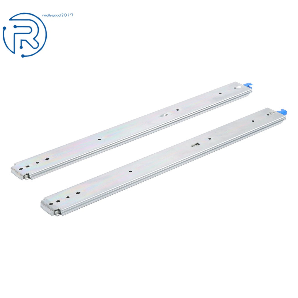 Set of 2 Heavy Duty Drawer Slides for Universal Use (30 Inch, 500 Lbs)