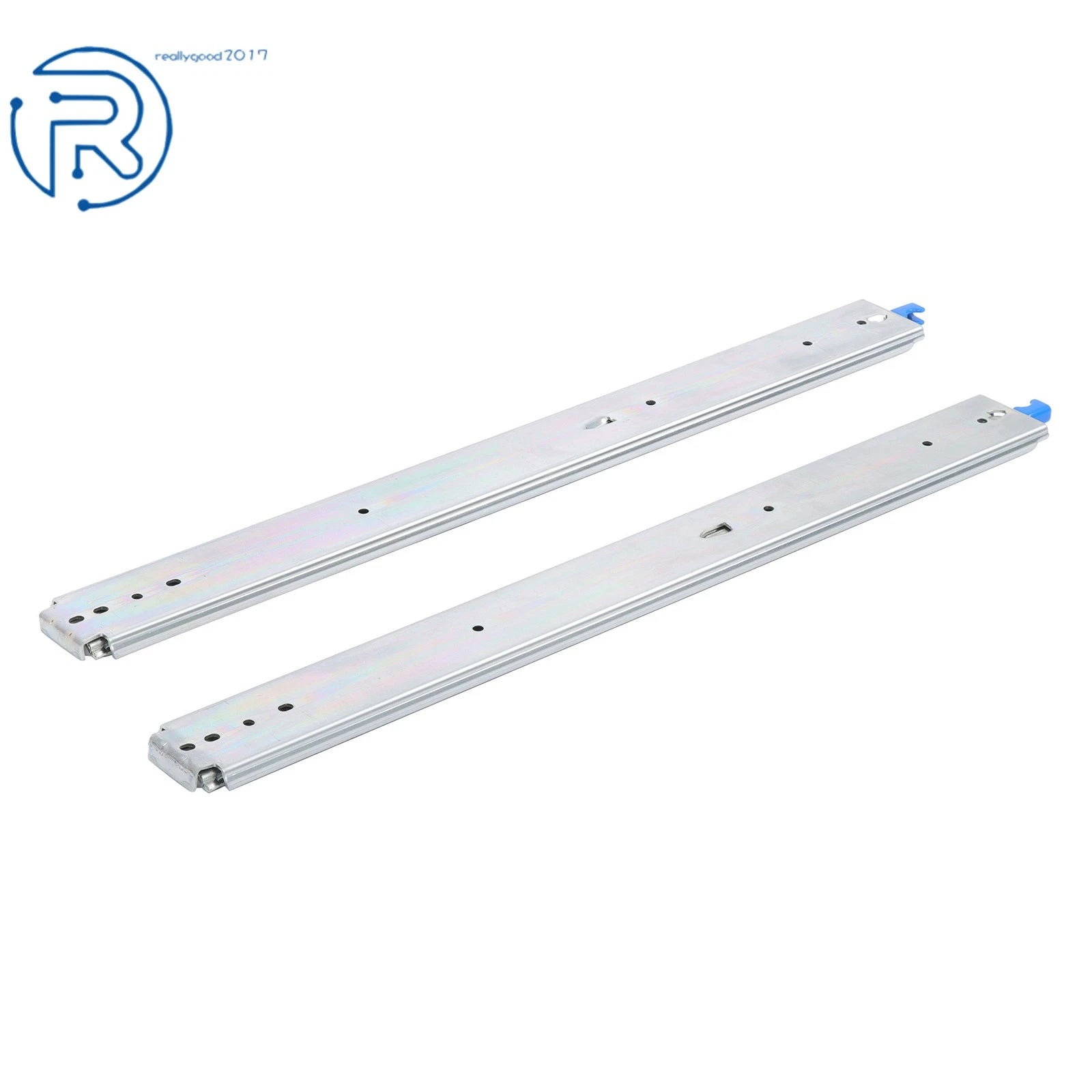 Set of 2 Heavy Duty Drawer Slides for Universal Use (30 Inch, 500 Lbs)