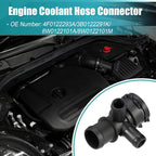 Engine Coolant Hose Connector No. 4F0122293A/3B0122291K for Audi A4 (2009–2022)