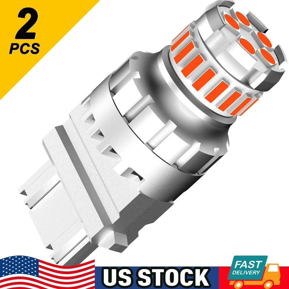 2X 3157 LED Brake Tail Stop Light Bulbs for
