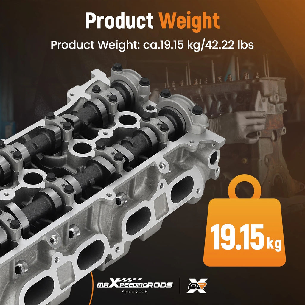 Complete Cylinder Head for Toyota RAV4 Camry Highlander 2.4L (2000–2008)