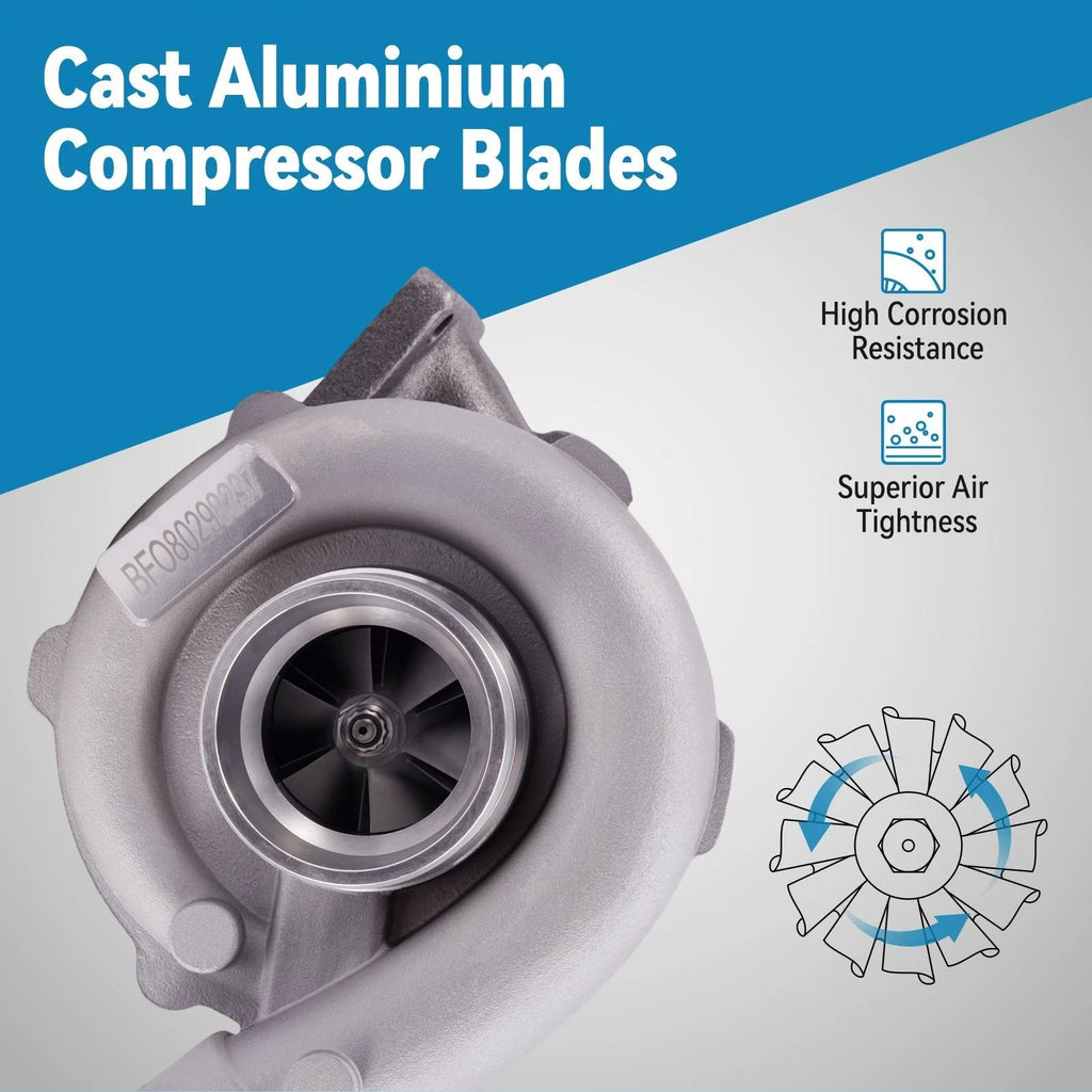 T3/T4 T04E Universal Turbocharger Stage 3 0.63 AR for 1.5-2.5L Engines