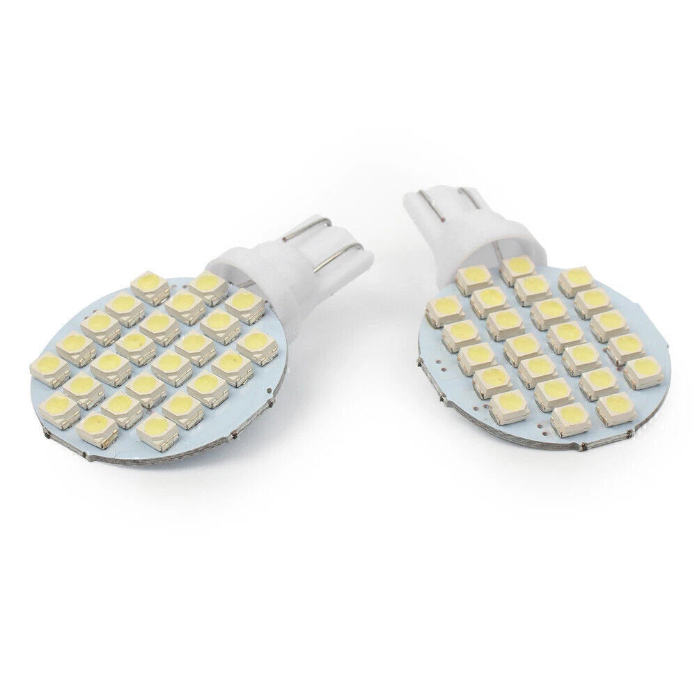 20Pcs T10 921 194 24SMD LED Cold White Interior Lights Bulbs for RV Trailers