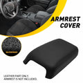 Center Console Armrest Pad Cover for Dodge Charger (2011–2022) Leather Black
