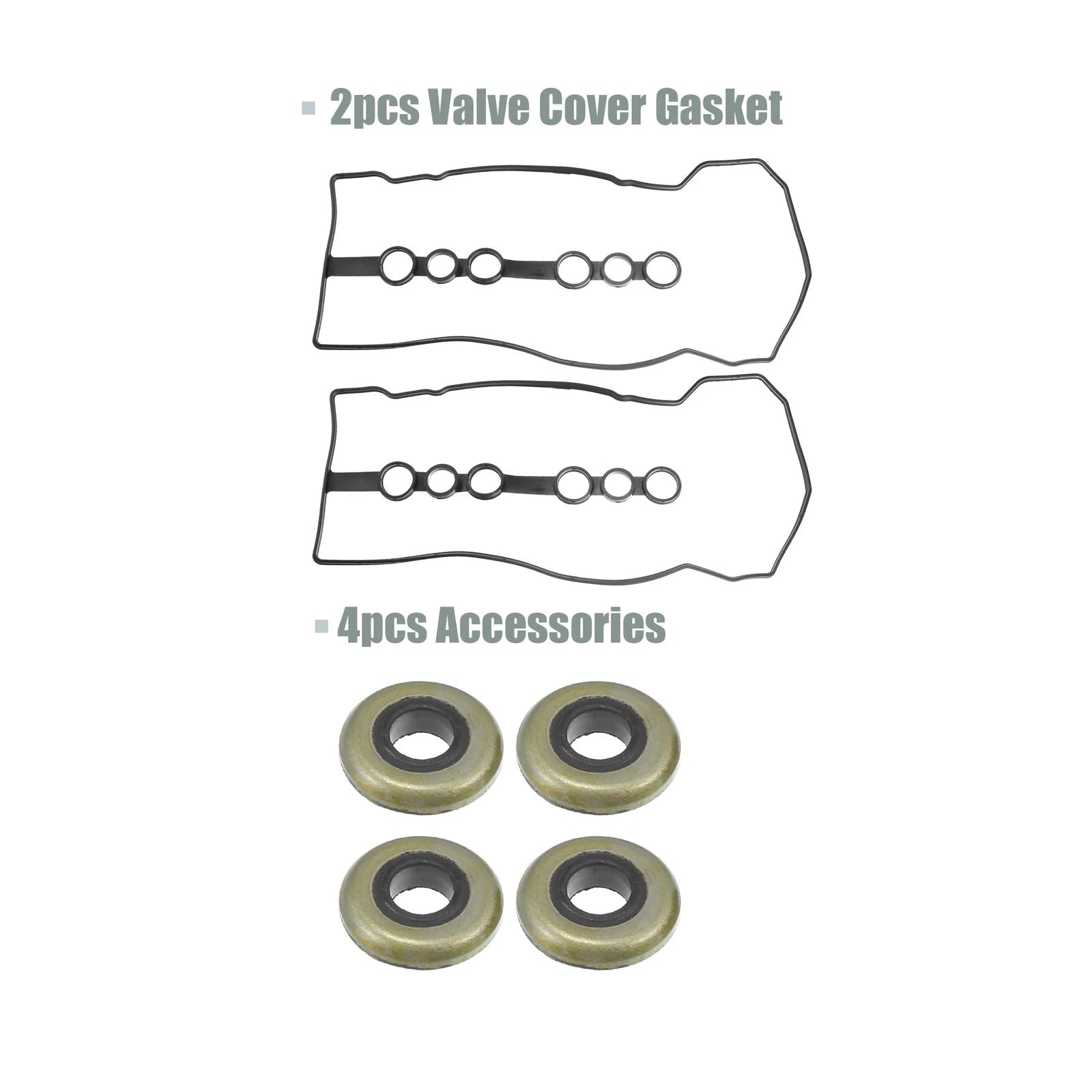 Set of 2 Valve Cover Gaskets for Toyota Corolla (2001–2008) No. 1121322050
