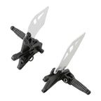 Front Rider Footpegs Footrests Brackets for Kawasaki Ninja ZX10R (2011–2020)