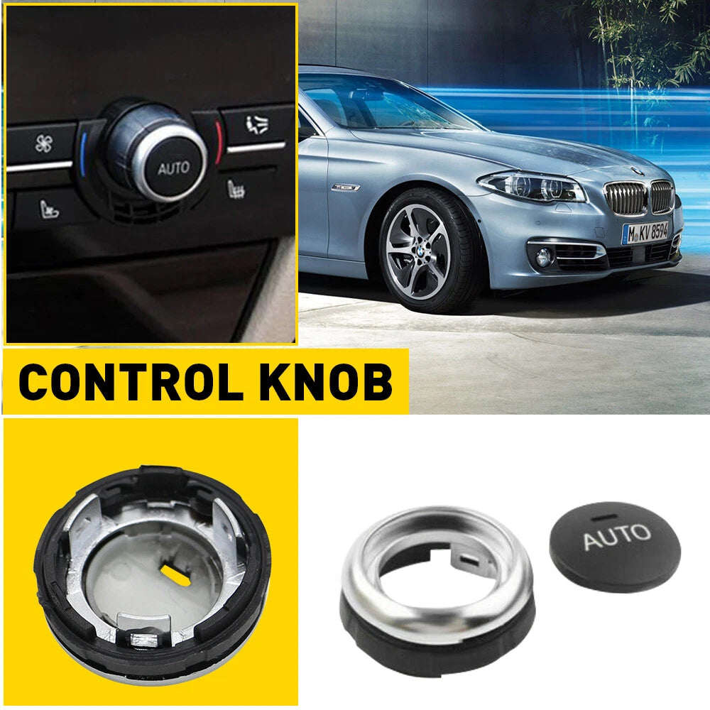 AC Climate Control Knob Button Cover for BMW 5 Series 2010–2016