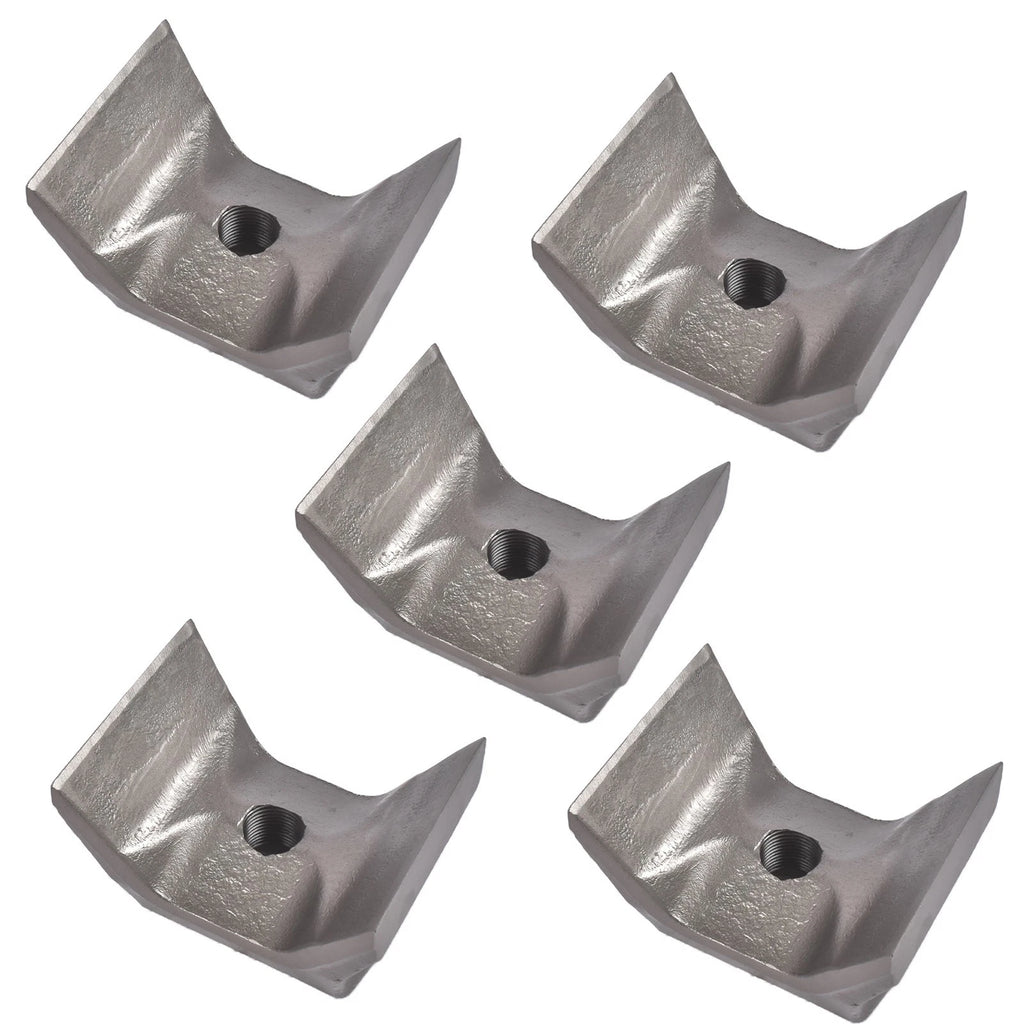 5Pcs Knife Teeth for Fecon Forestry Mulcher BH 62SS BH 74SS BH 85SS CEM36