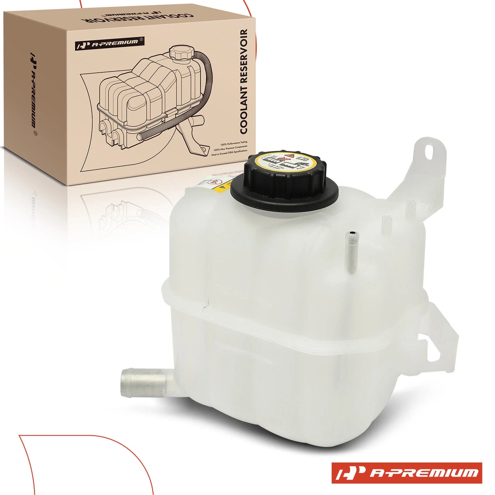 Coolant Expansion Tank with Cap for Ford Freestar, Windstar (2004–2007)