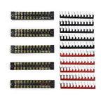 12-Position Power Distribution Bus Bar Terminal Block for Car Marine RV
