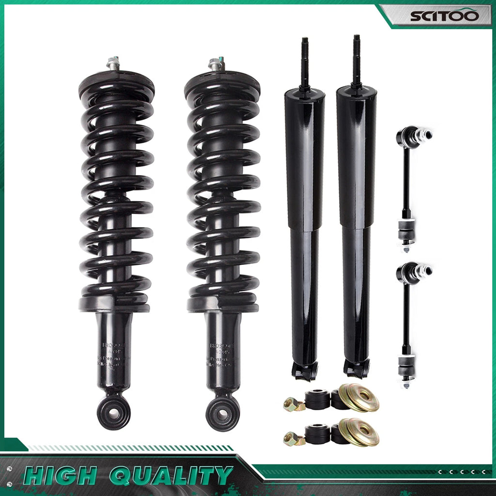 Front Struts, Rear Shocks, Sway Bars Kit for Toyota 4Runner (1996–2002)