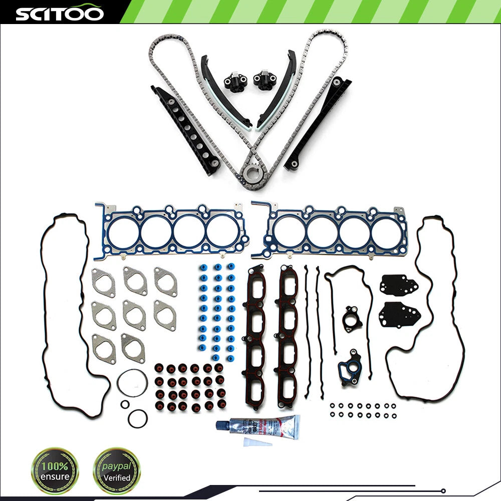 Timing Chain Kit & Head Gasket Set for Ford F-150 F-350 Lincoln 5.4L (2004–2006)