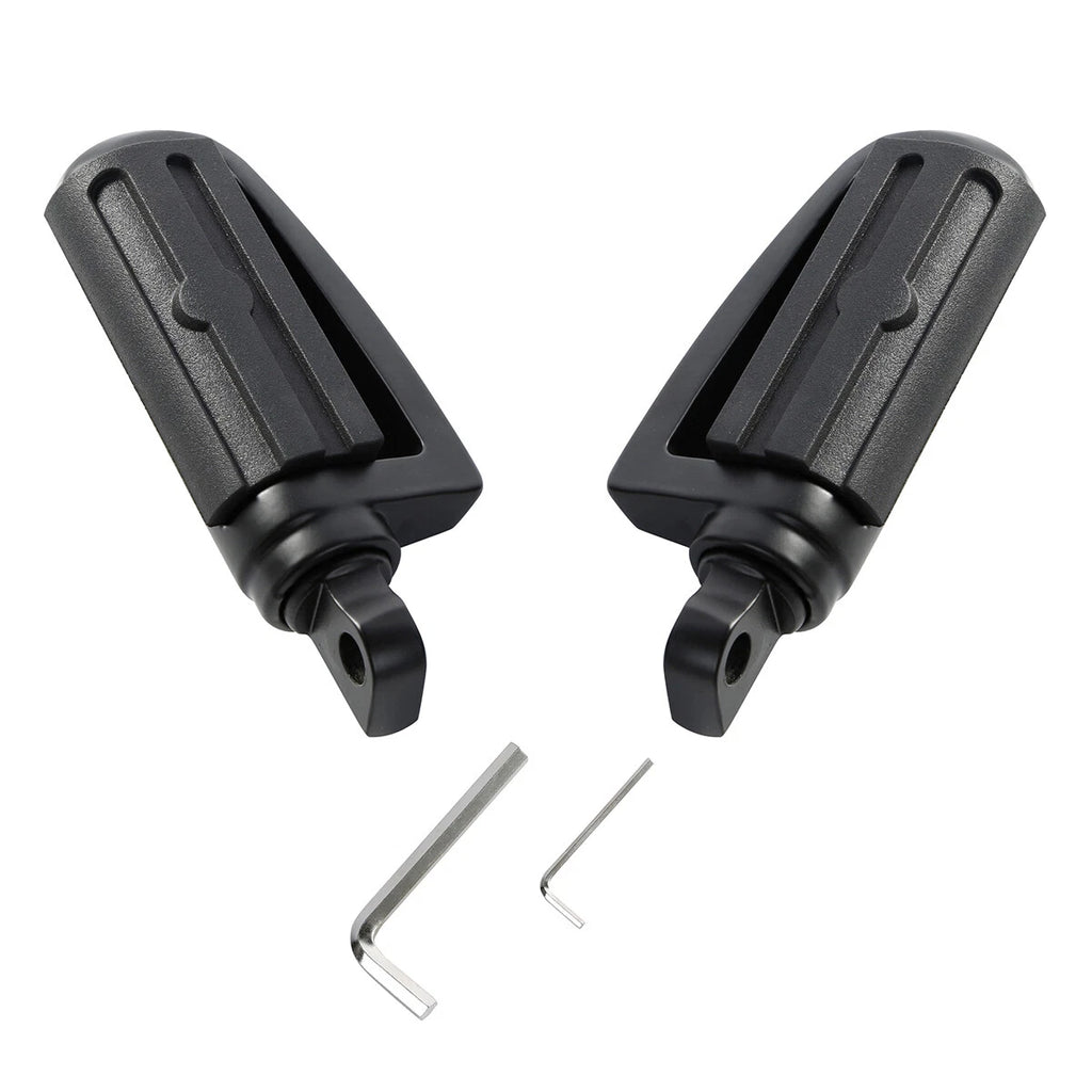 10mm Matte Black Footrest Pegs for Harley XL883 1200 Sportster (2004–2023)