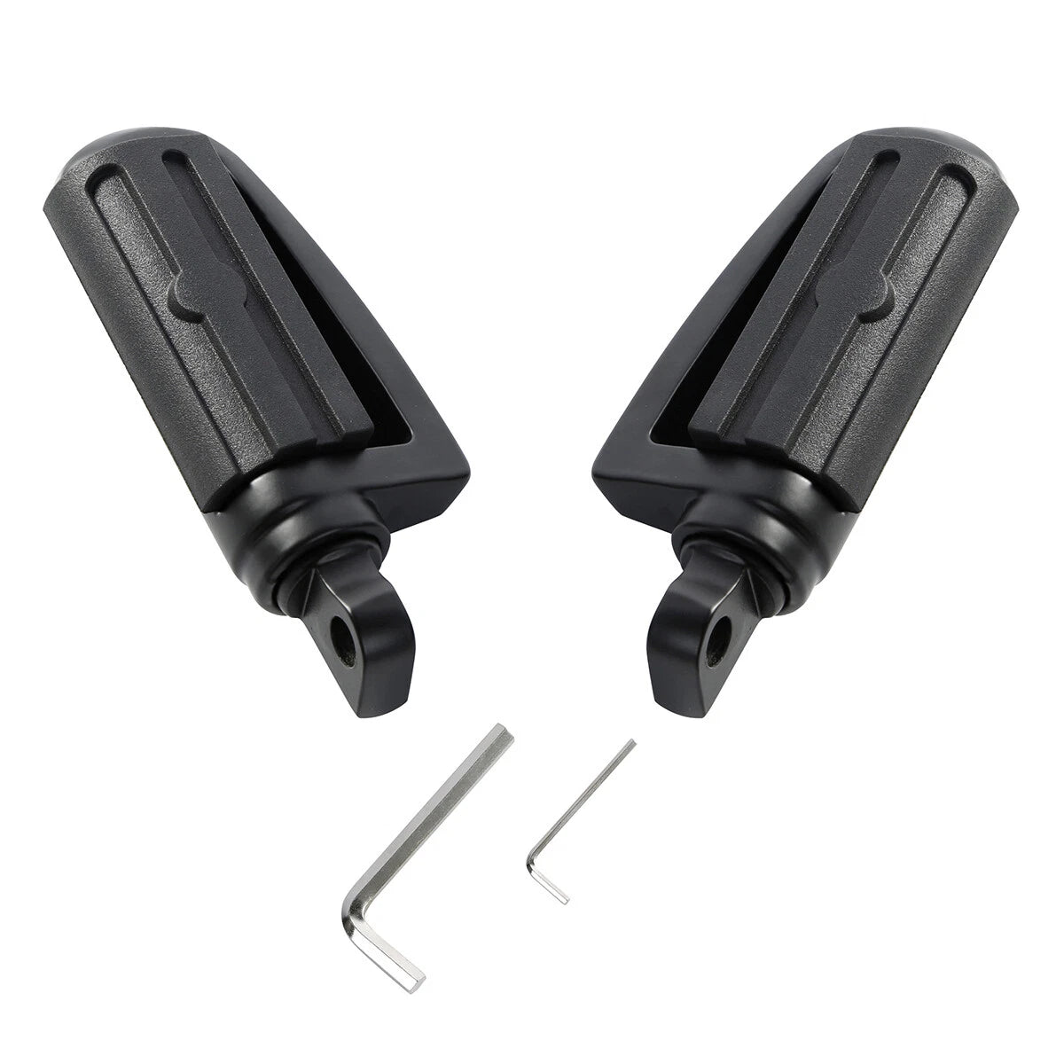 10mm Matte Black Footrest Pegs for Harley XL883 1200 Sportster (2004–2023)