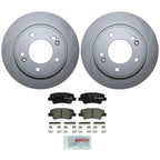 Rear Brake Kit 262mm Rotors & Bosch Ceramic Pads for Elantra GT, Veloster, Forte (FWD)