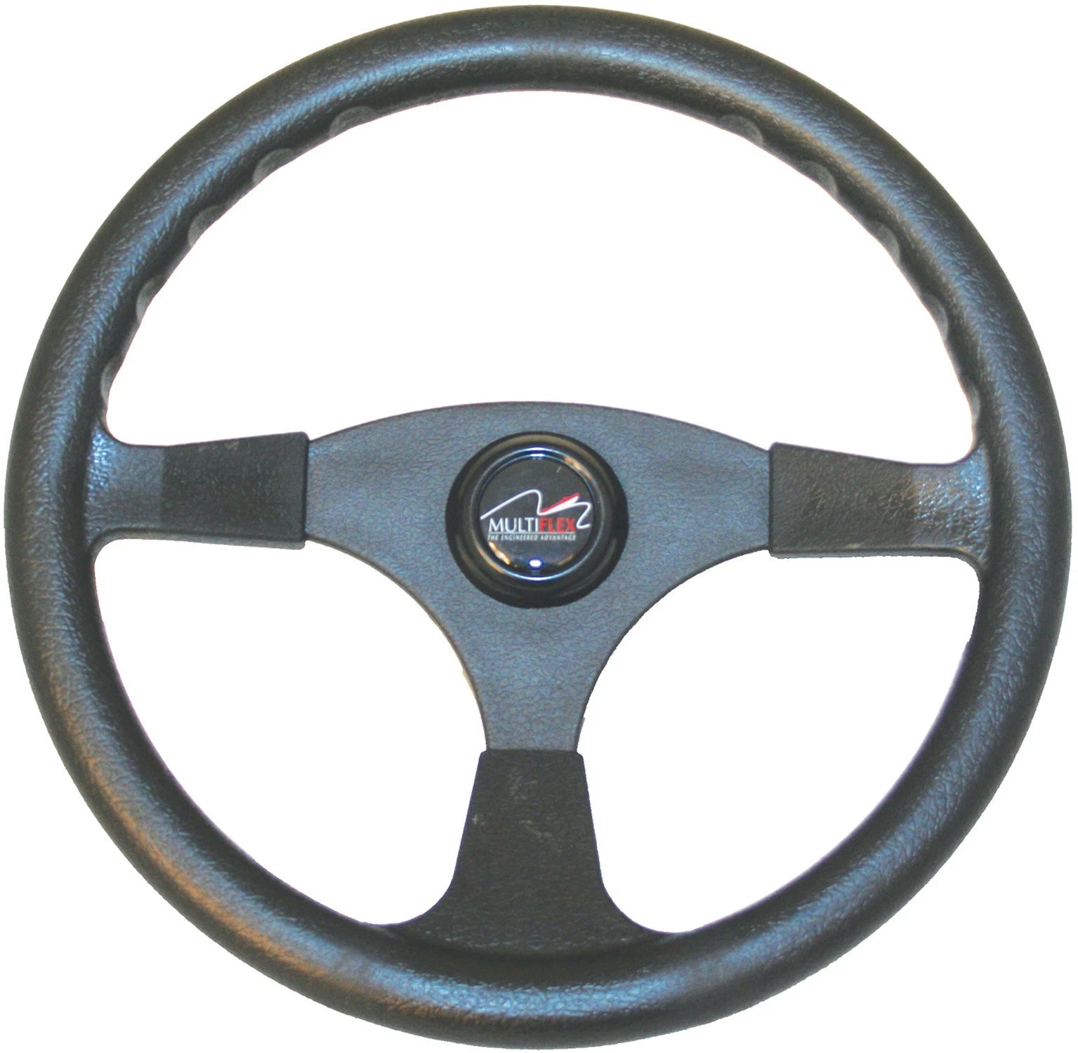 Multiflex 3 Spoke Boat Steering Wheel for Alpha (340mm) Marine Black