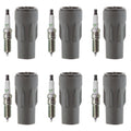 NGK 6 V-Power Spark Plugs & Denso Coil Boots Kit for Avenger Sebring (2008–2010)