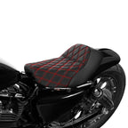 Solo Seat Cushion for Harley Sportster XL883 XL1200 (2010–2022) Black Red