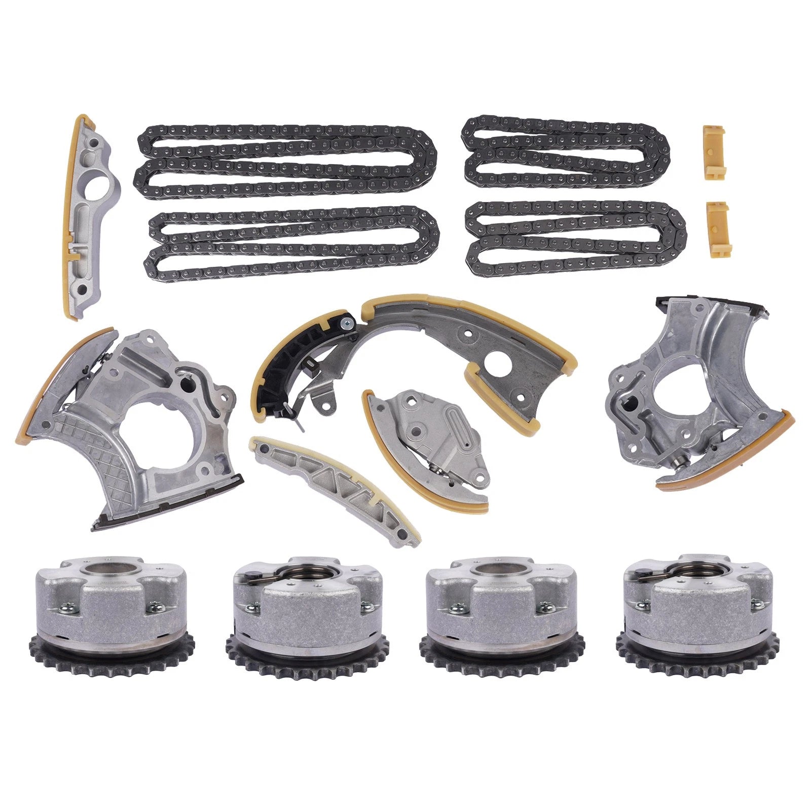 Timing Chain Kit with Camshaft Adjusters for Audi A4 A5 A6 Q5 (2008-2016)