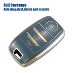 TPU Key Fob Case Cover for Kia Forte (2014–2020) - 4 Button, Blue