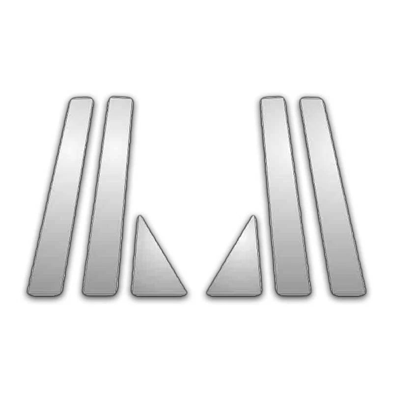 6Pc Chrome Pillar Post Covers for 04-08 Toyota Prius - Upgrade Your Auto P6624