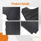 5.7FT TPE Bed Mat for Dodge Ram 1500 (2019–2025) Black Waterproof Anti-Slip