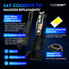 2X H13 9008 LED Headlight Bulbs for