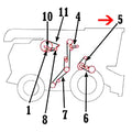 Cylinder Intermediate Drive Belt for John Deere Combines (AMH210476, H210476)