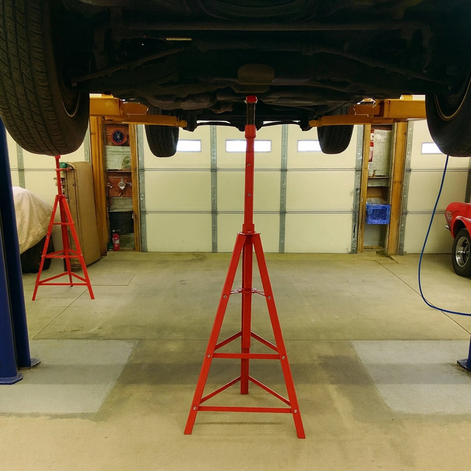 4000 Lbs Under Hoist Vehicle Tripod Lift Support Stand Safety Jack
