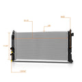 OE Aluminum Radiator DPI-13591 for Toyota Prius Prime/Lexus UX250H (2016–2020)