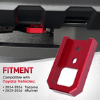 2x Front Tow Hooks for Tacoma (2024–2026) 4Runner (2025–2026) Red