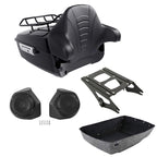 Trunk Rack Pad Speaker Mount for Harley Touring Street Glide (2014–2026)