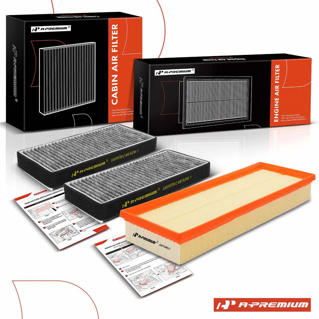 Engine & Cabin Air Filter for Mercedes-Benz CL500 CL55 AMG S350 S430 (2000–2006)