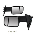 Pair Power Heated Tow Mirrors CH1321228 for Dodge Ram 1500 (2002–2008) 2500-3500 (2003–2009)