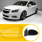 3Pin Left Side Door Mirror Gloss Black for Chevy Cruze Limited (2016)