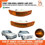 Amber Front Bumper Signal Light for Toyota Corolla AE102 E102 (1995-1999)