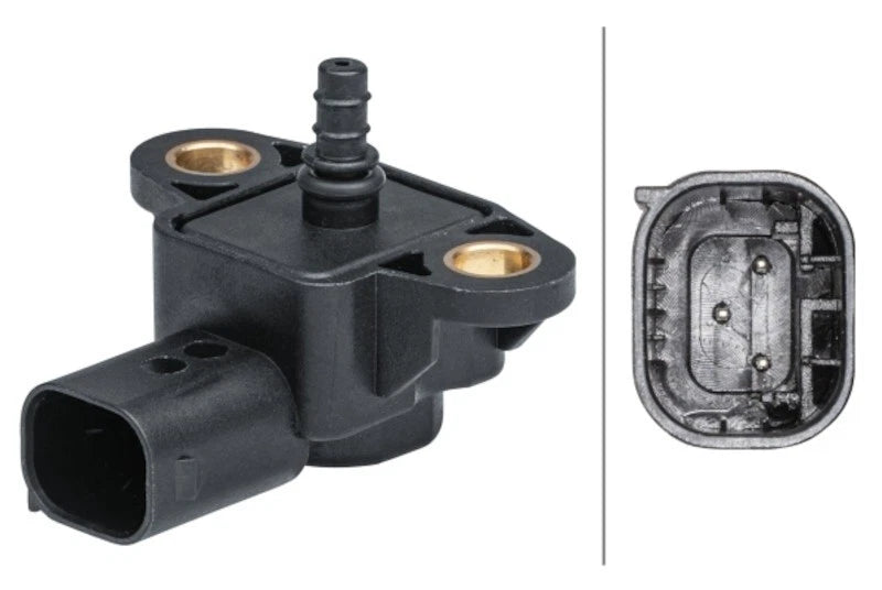 Hella Turbocharger Boost Sensor for Mercedes E250 (2009–2016) 009403101