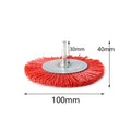 Brush Grinding Wheel Set of 3 for Universal Use (50mm/70mm/100mm)