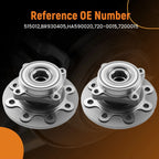 Front Wheel Hub & Bearing Set 8 Lug for Dodge Ram 2500 4WD (1994–1999)