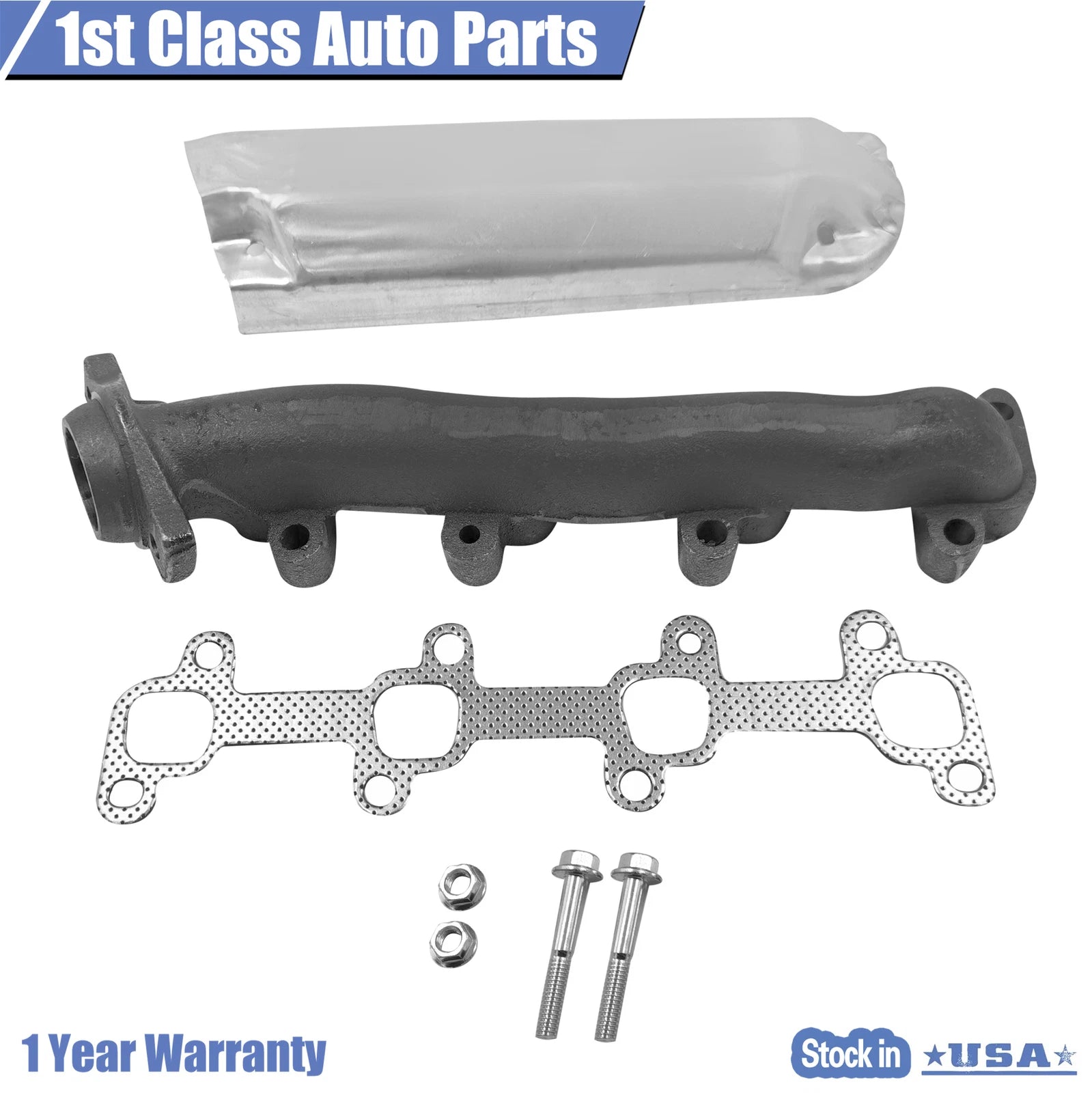Right Exhaust Manifold for Dodge Ram 1500, Mitsubishi Raider (2004–2007)