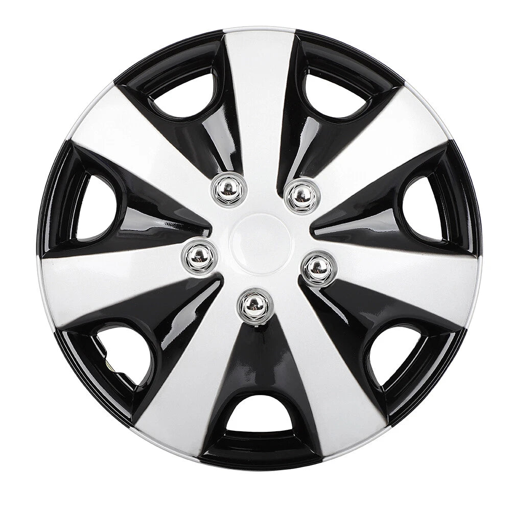 Set of 4 Wheel Covers for 15" Rims (Universal Fit)