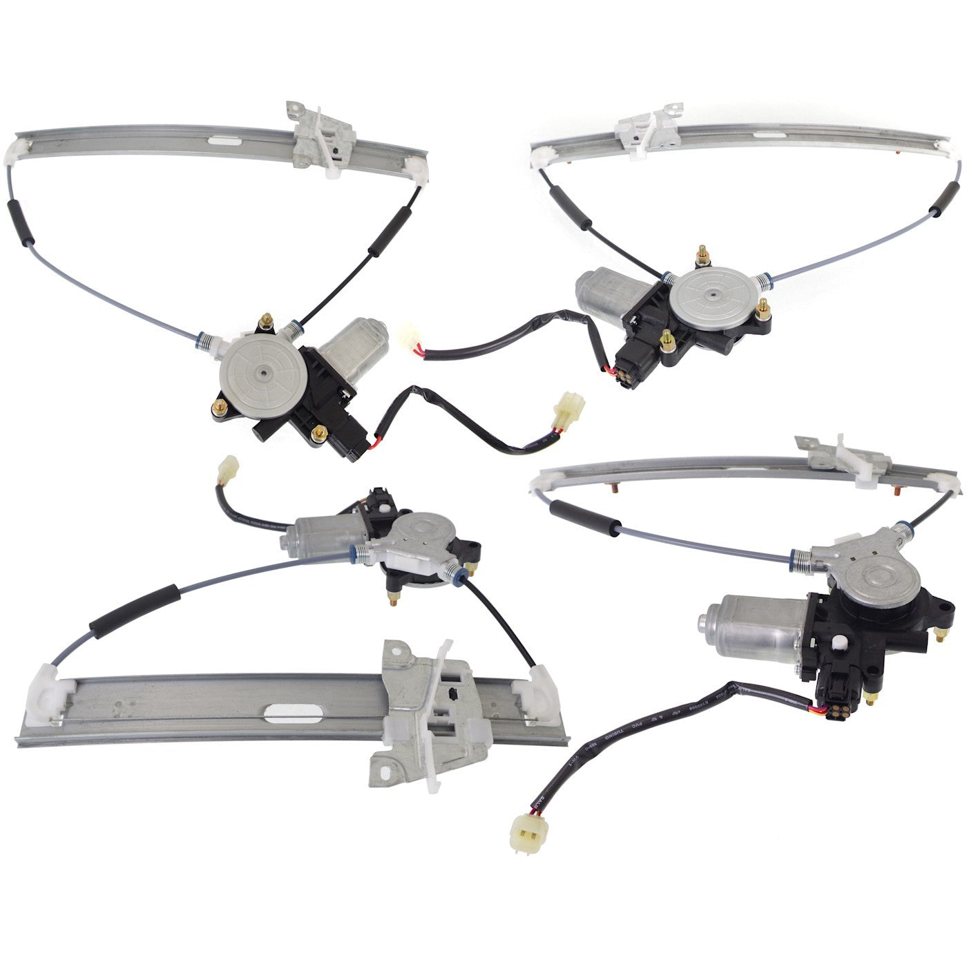 Set of 4 Window Regulators for Ford Escape (2008–2012)