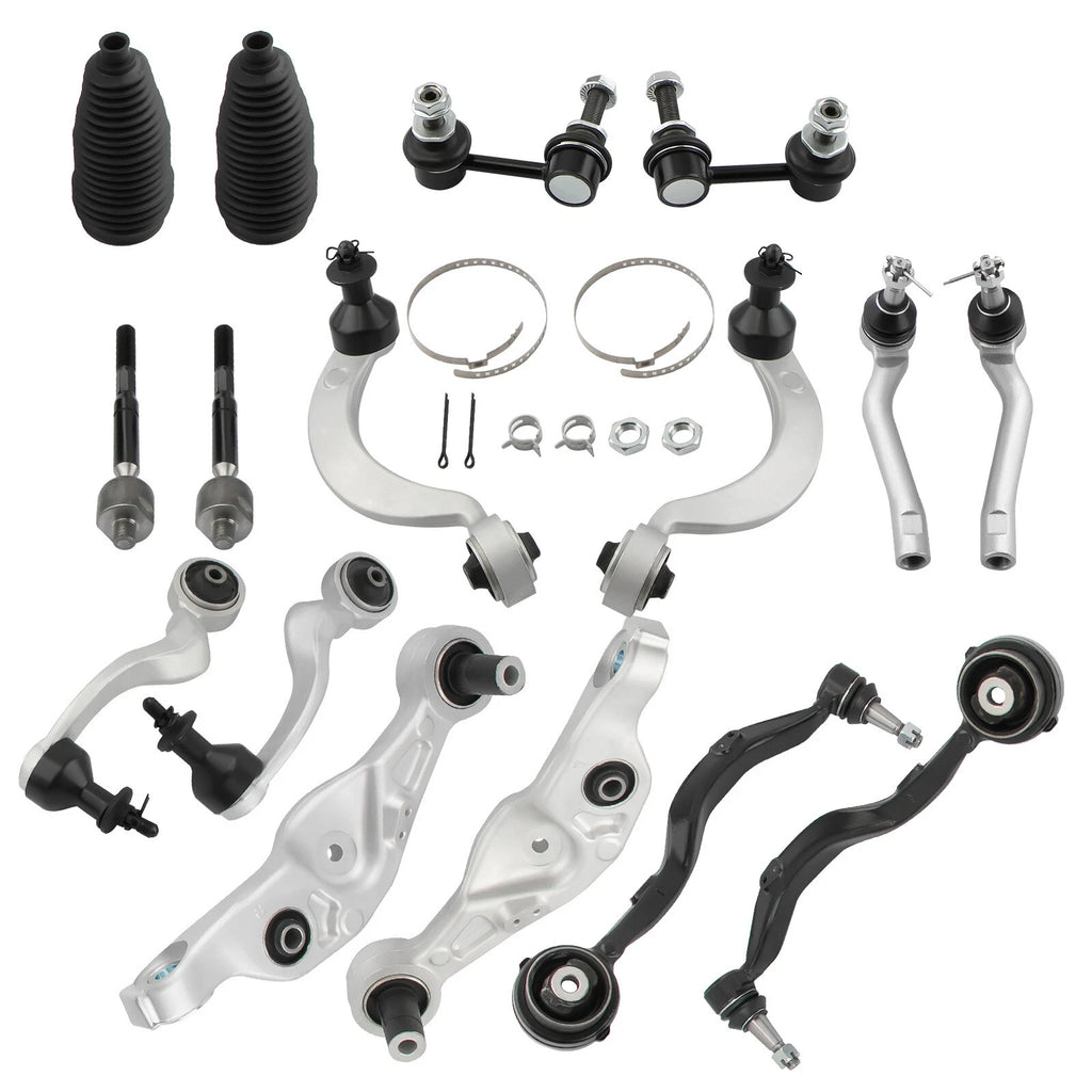16pc Front Upper Lower Control Arms Ball joint Tie Rod for Lexus LS460 2007-2017