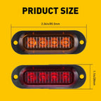 LED Side Marker Clearance Lights for Trailer Truck RV (Waterproof)